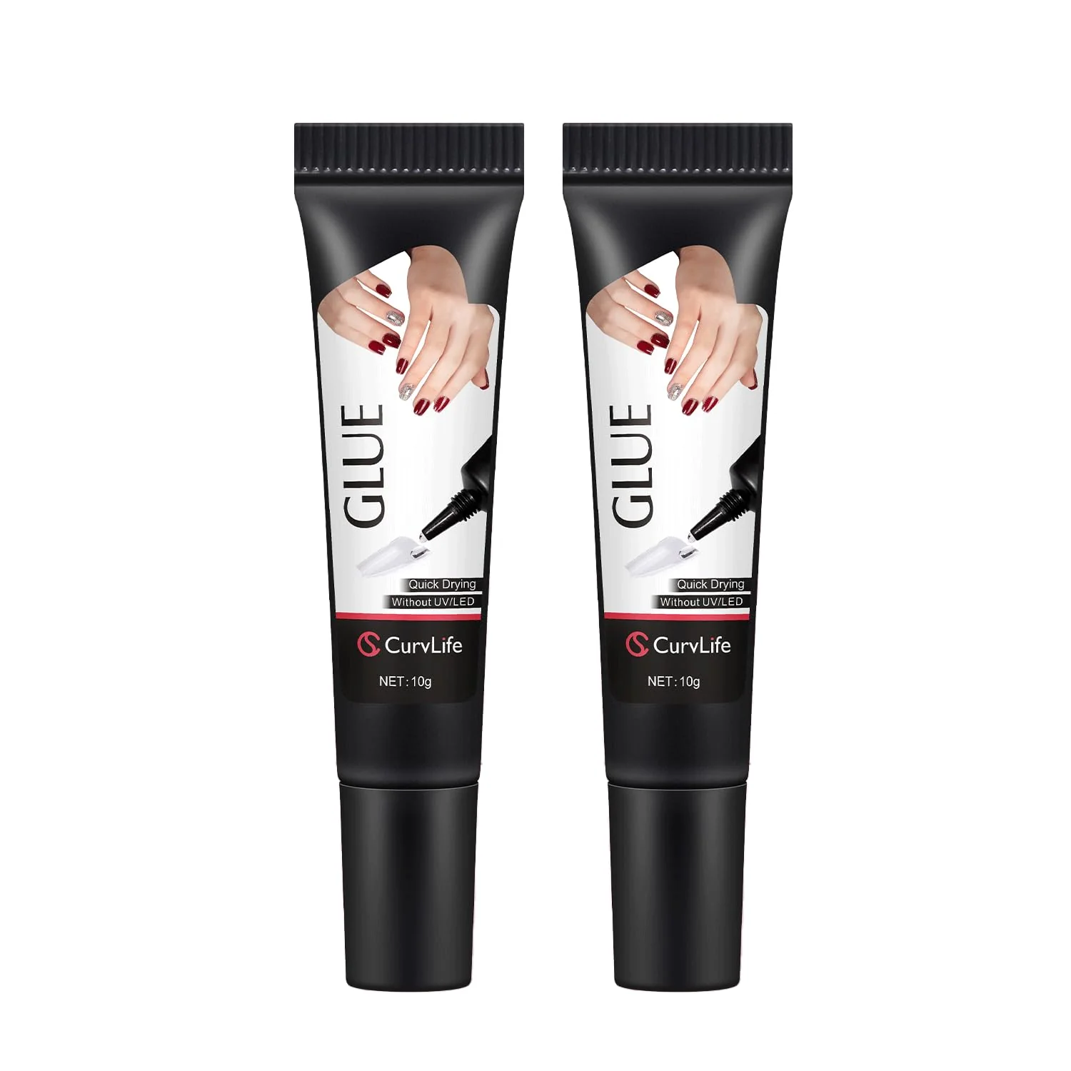 10g 2pcs Semi-Solid Nail Glue Kit
