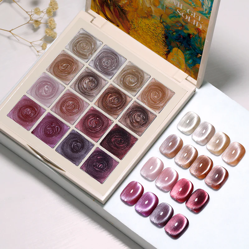 16 Colors Solid Nail Gel Set12 - Image 2