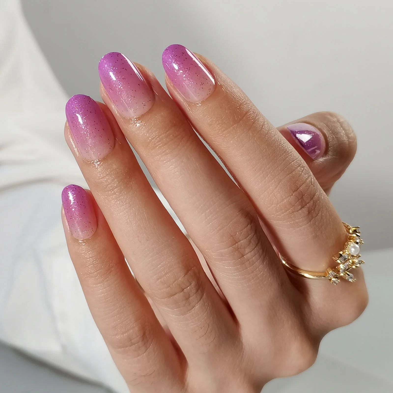 Moonlit Lilac – S Oval - Image 3