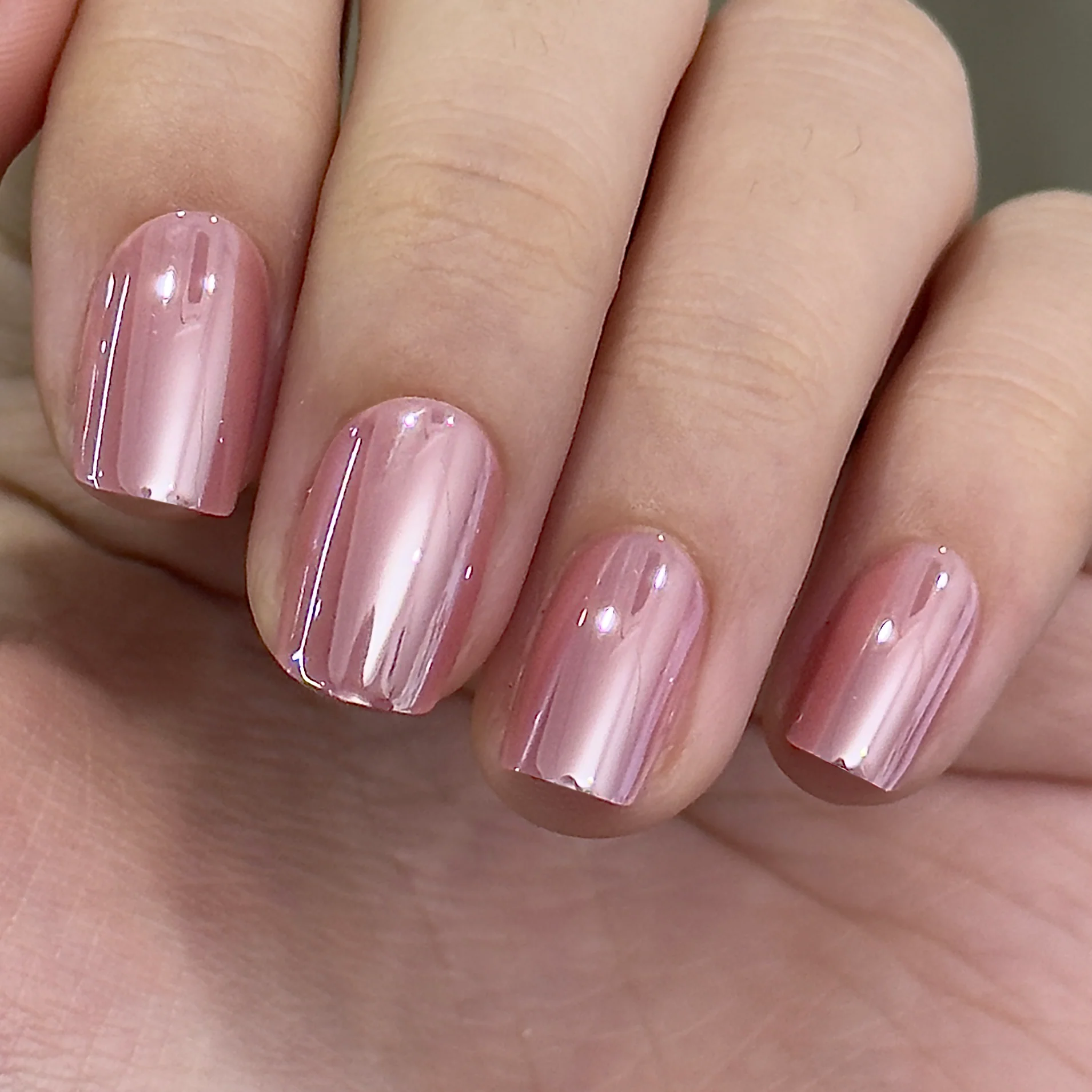 Blush Glossy – S Squoval - Image 3