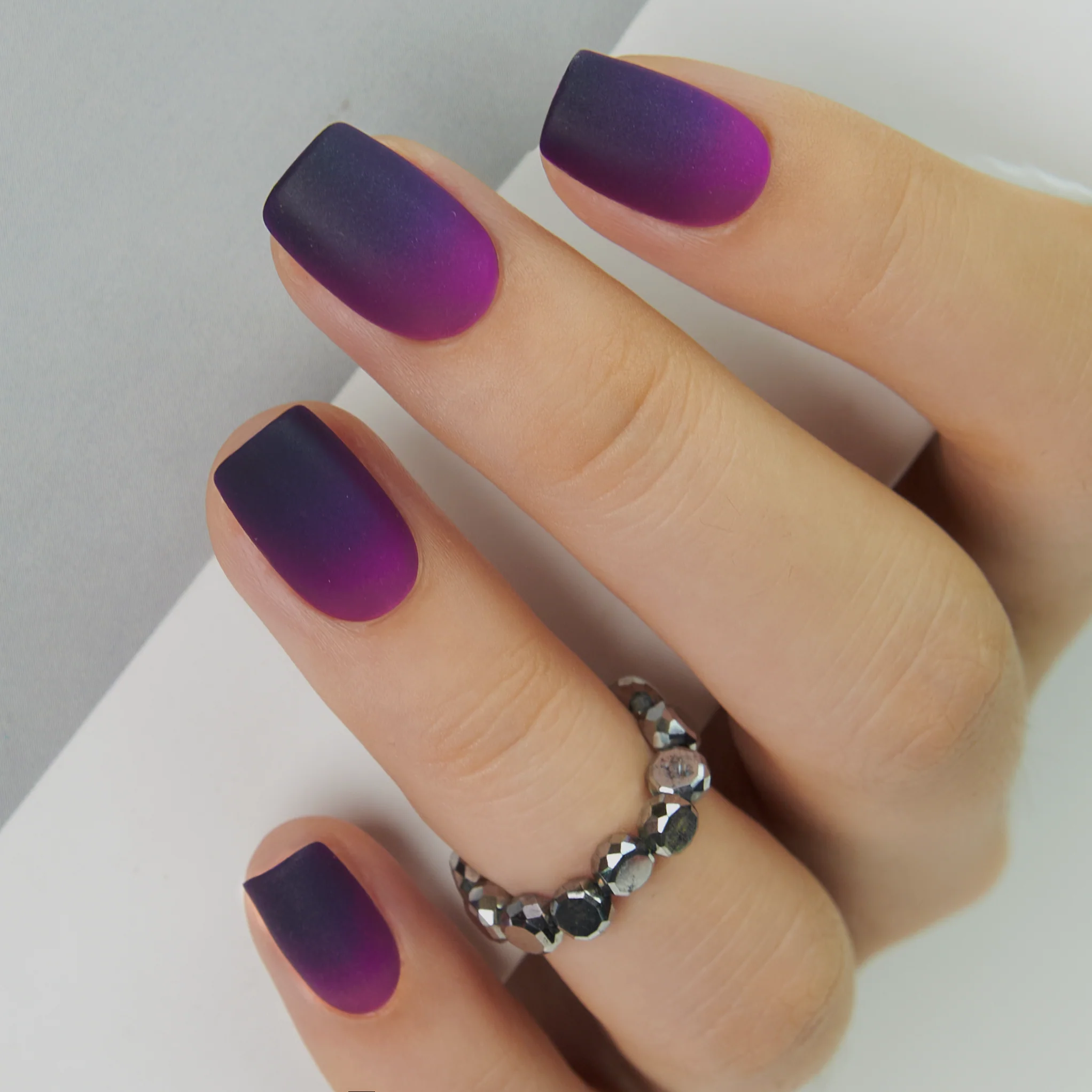 Matte Purple – S Squoval - Image 3
