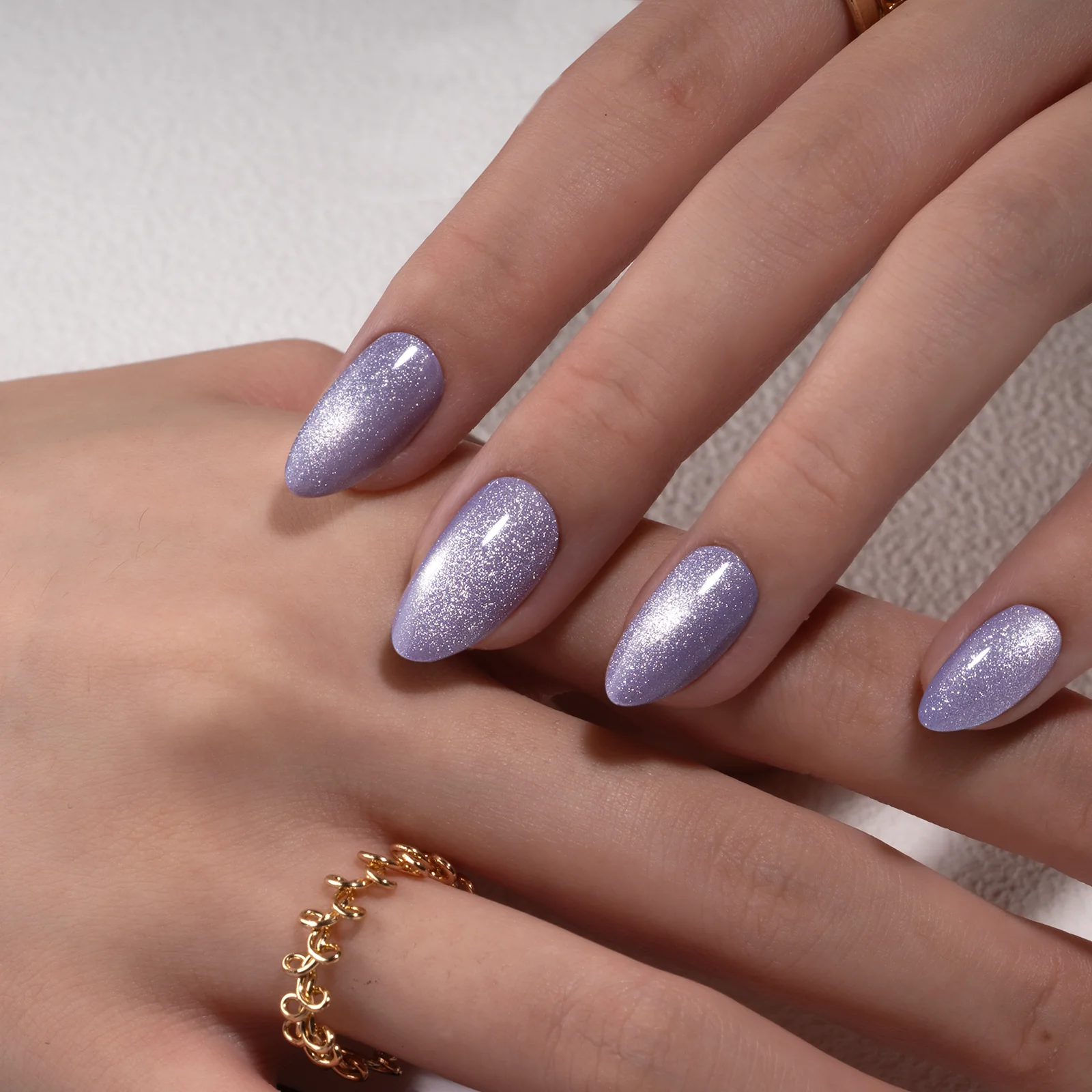 Lilac Shimmer – S Almond - Image 4