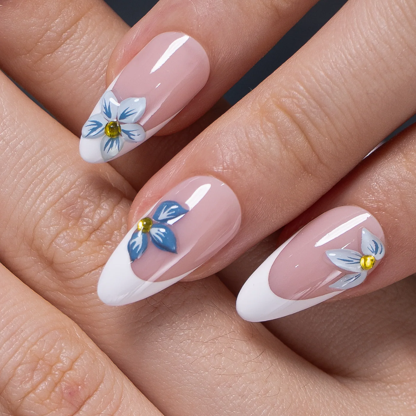 Designer’s Pick | Azure Petals – M Almond - Image 2