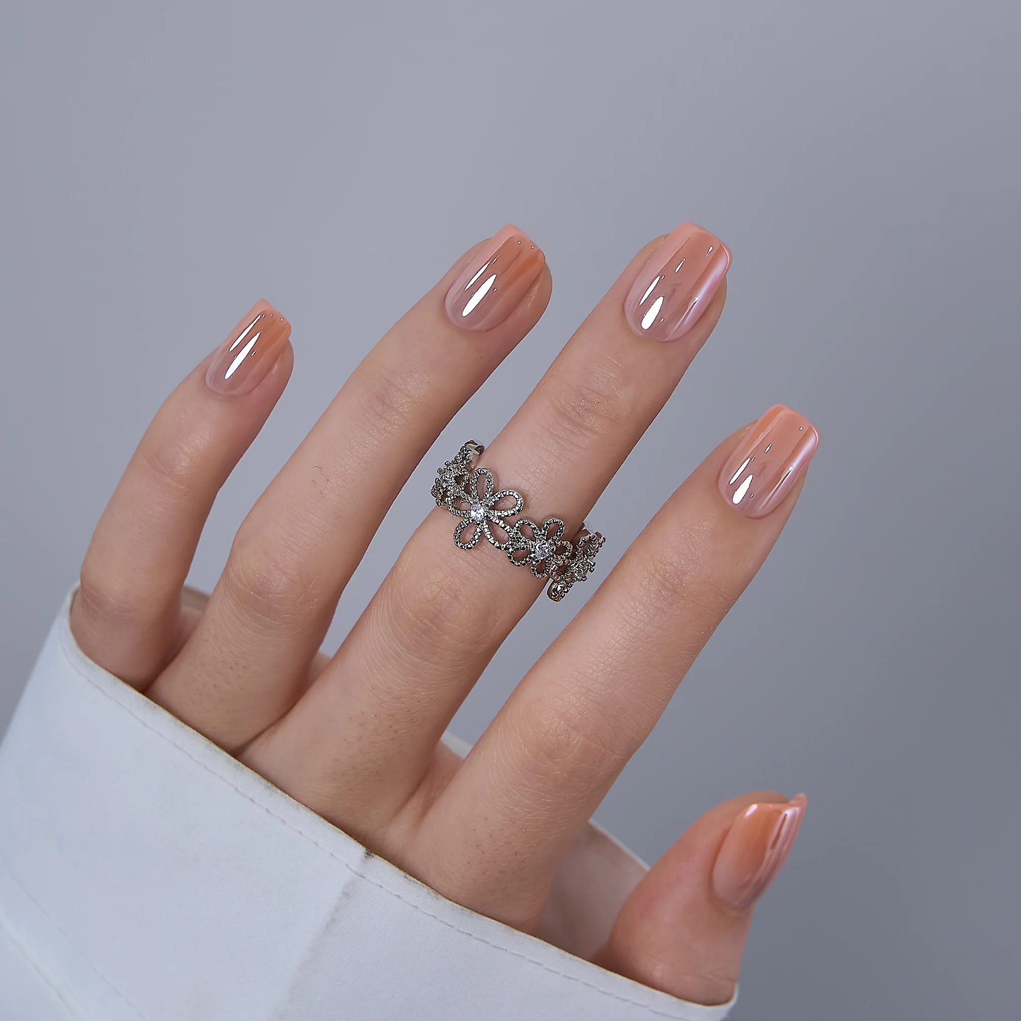 Blush Satin – S Squoval - Image 2