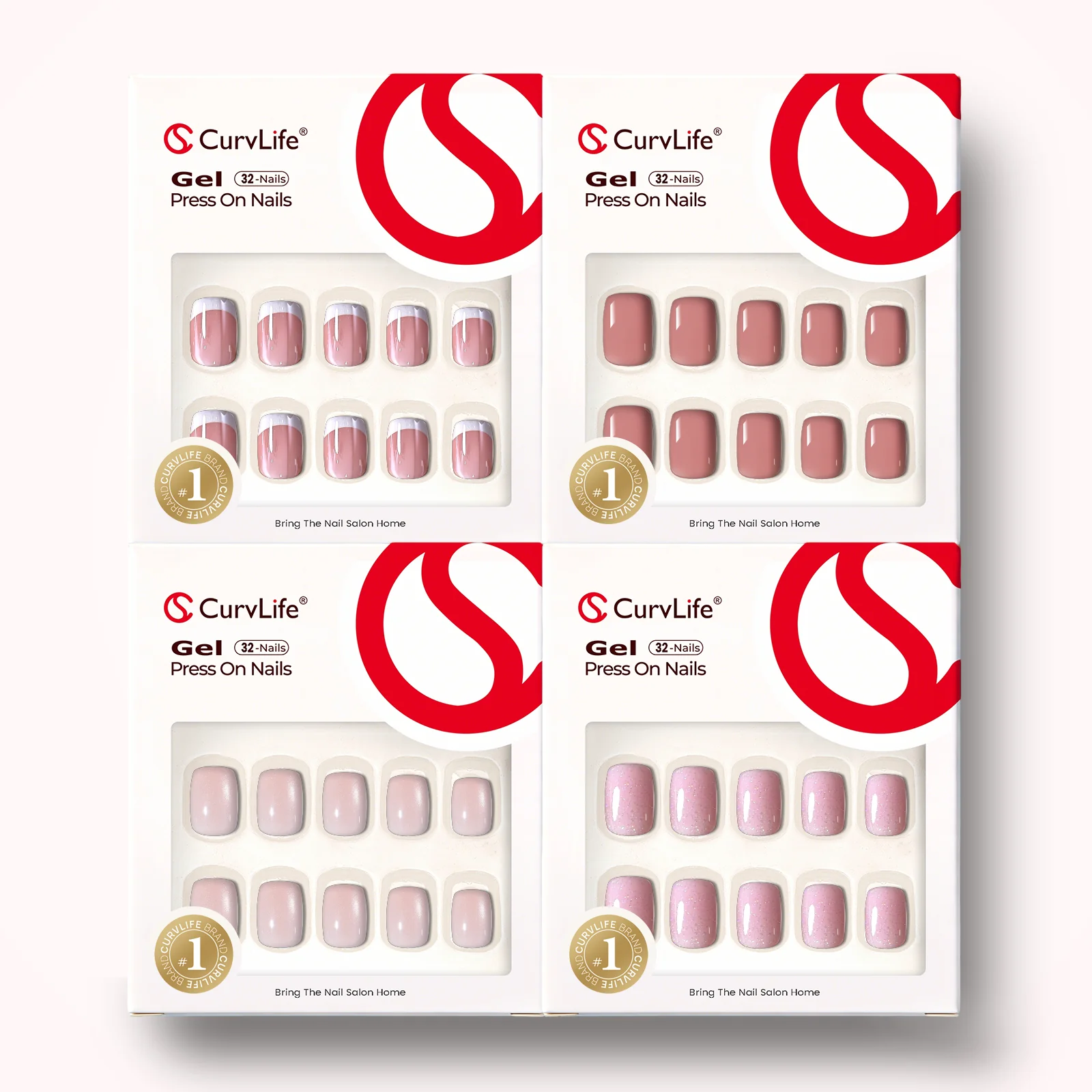 Blushing Garden Collection-Short Squoval - Image 7