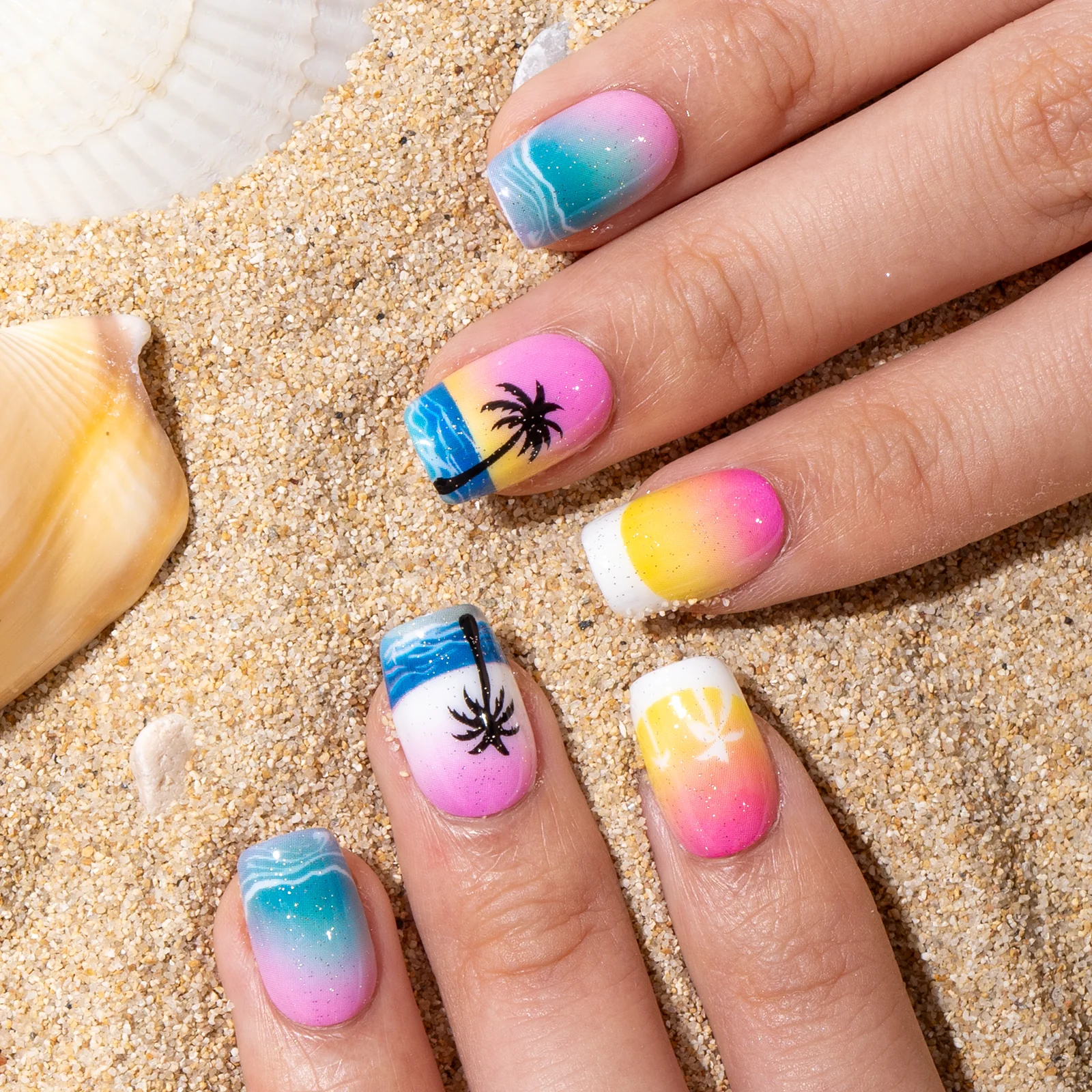 Summer Beach – S Squoval - Image 4