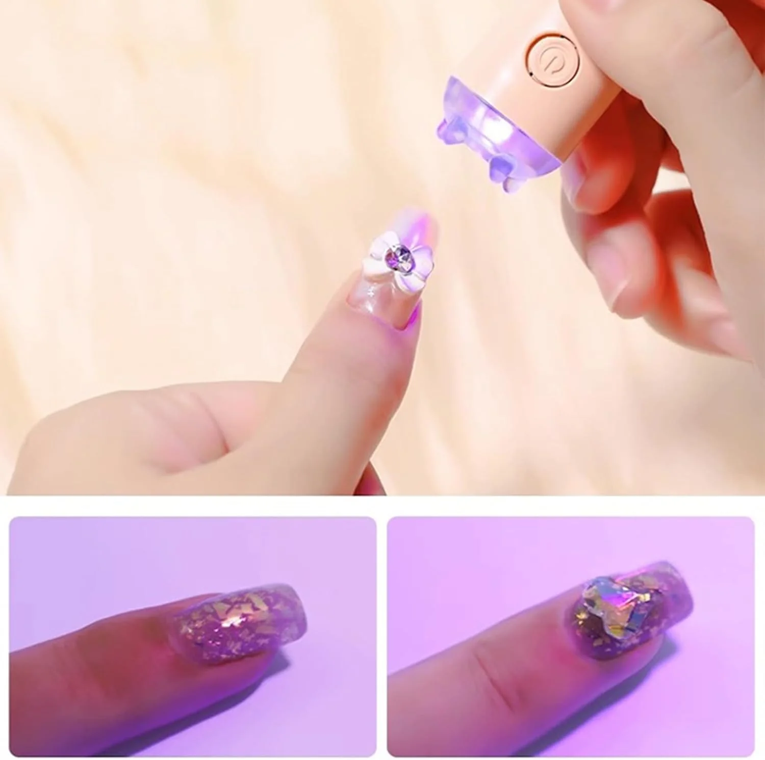Mini Rechargeable Handheld UV LED Nails Lamp - Image 4
