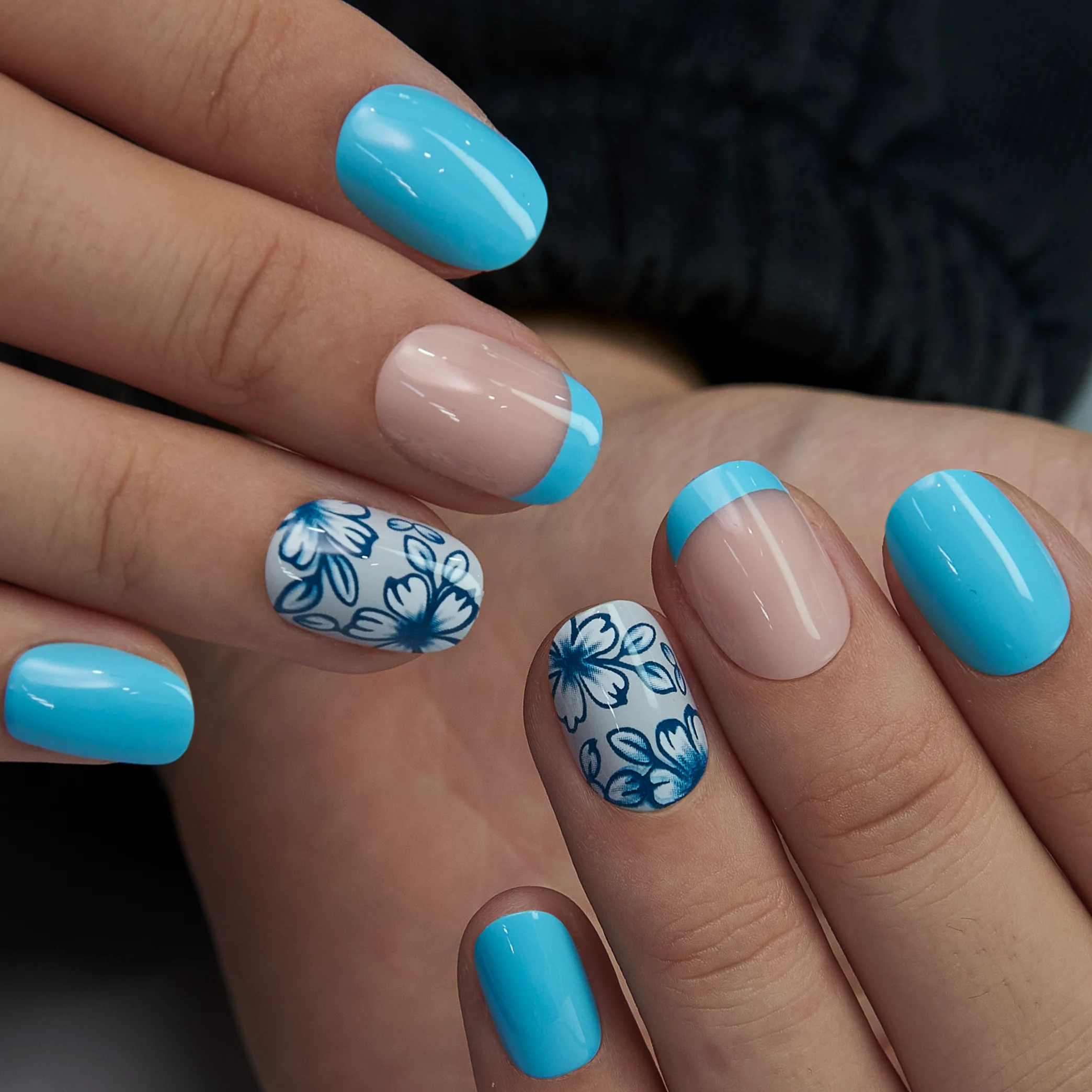 Blue Blossom – RS Squoval - Image 4