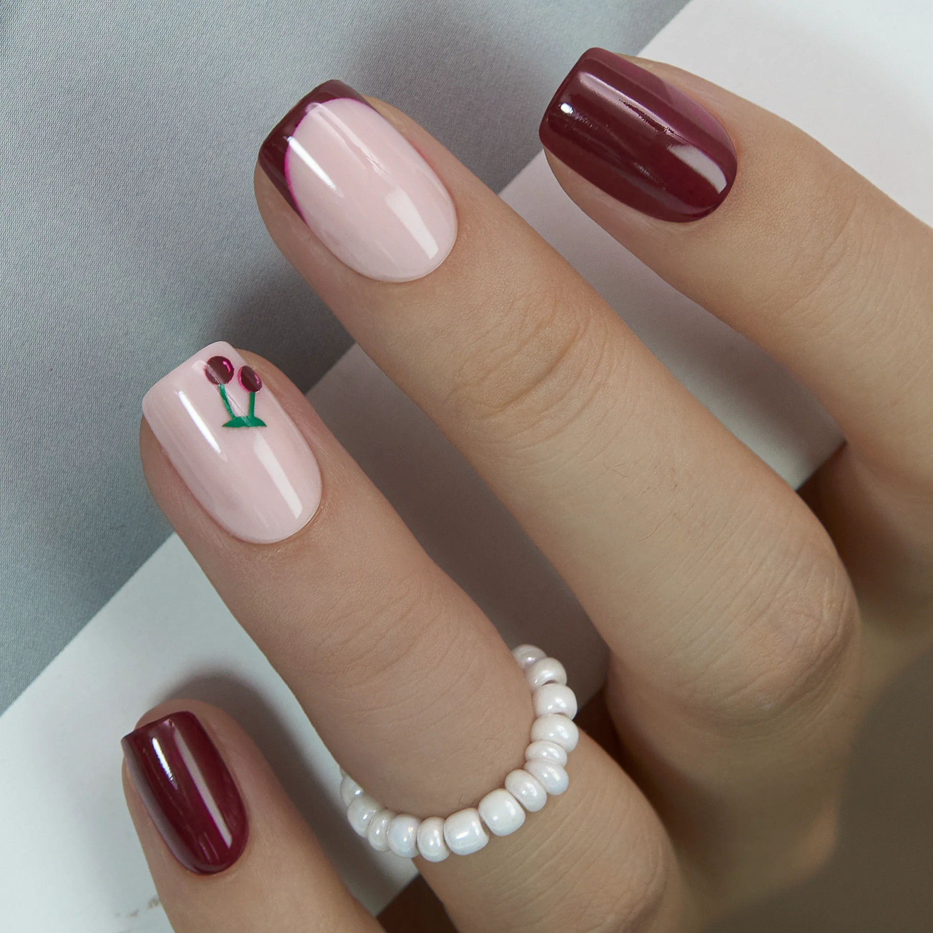 Cherry Blush – S Squoval - Image 3