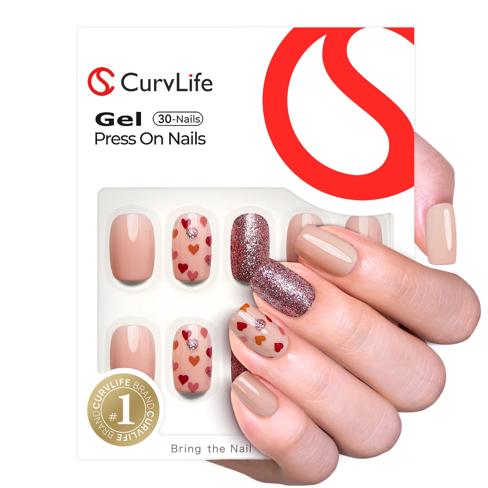 Chestnut Plaid – S Squoval - Image 3