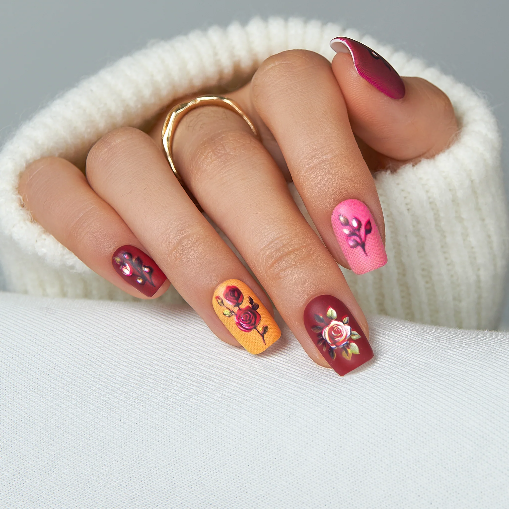 Sweet Floral – M Squoval - Image 3