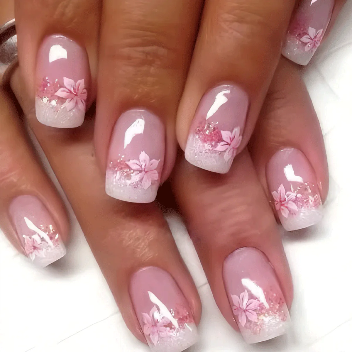Cherry Blossom – M Squoval - Image 2