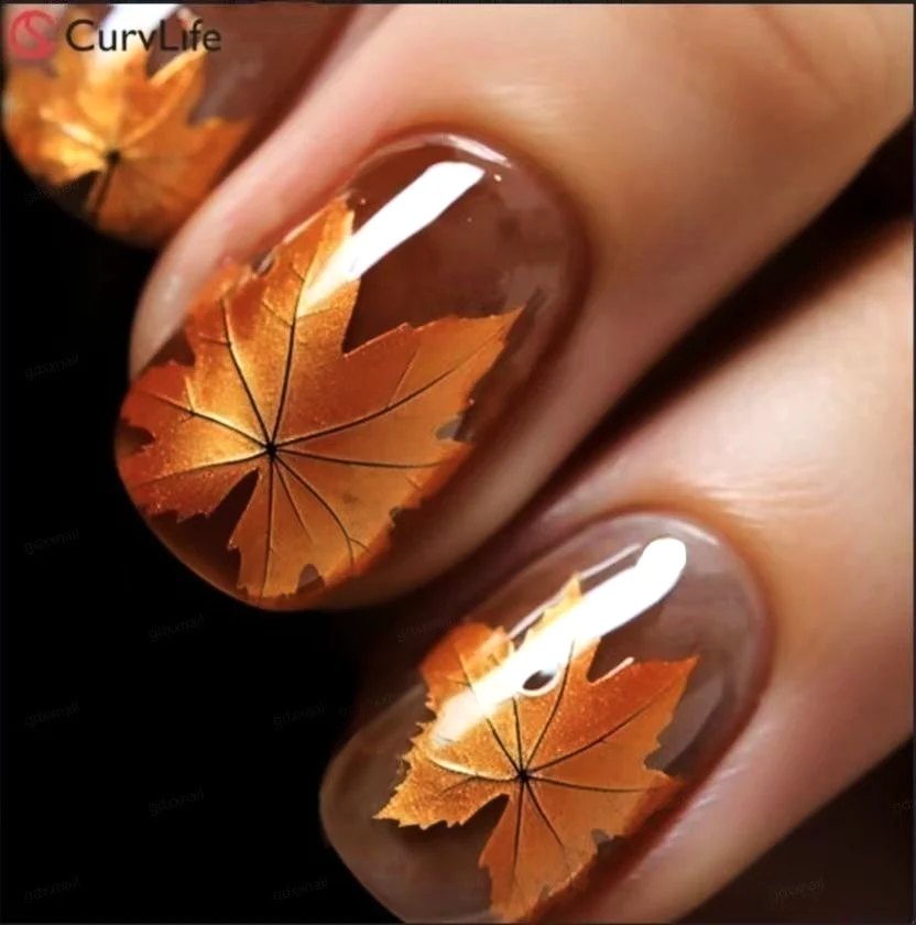 Autumn Leaves – S Squoval - Image 4