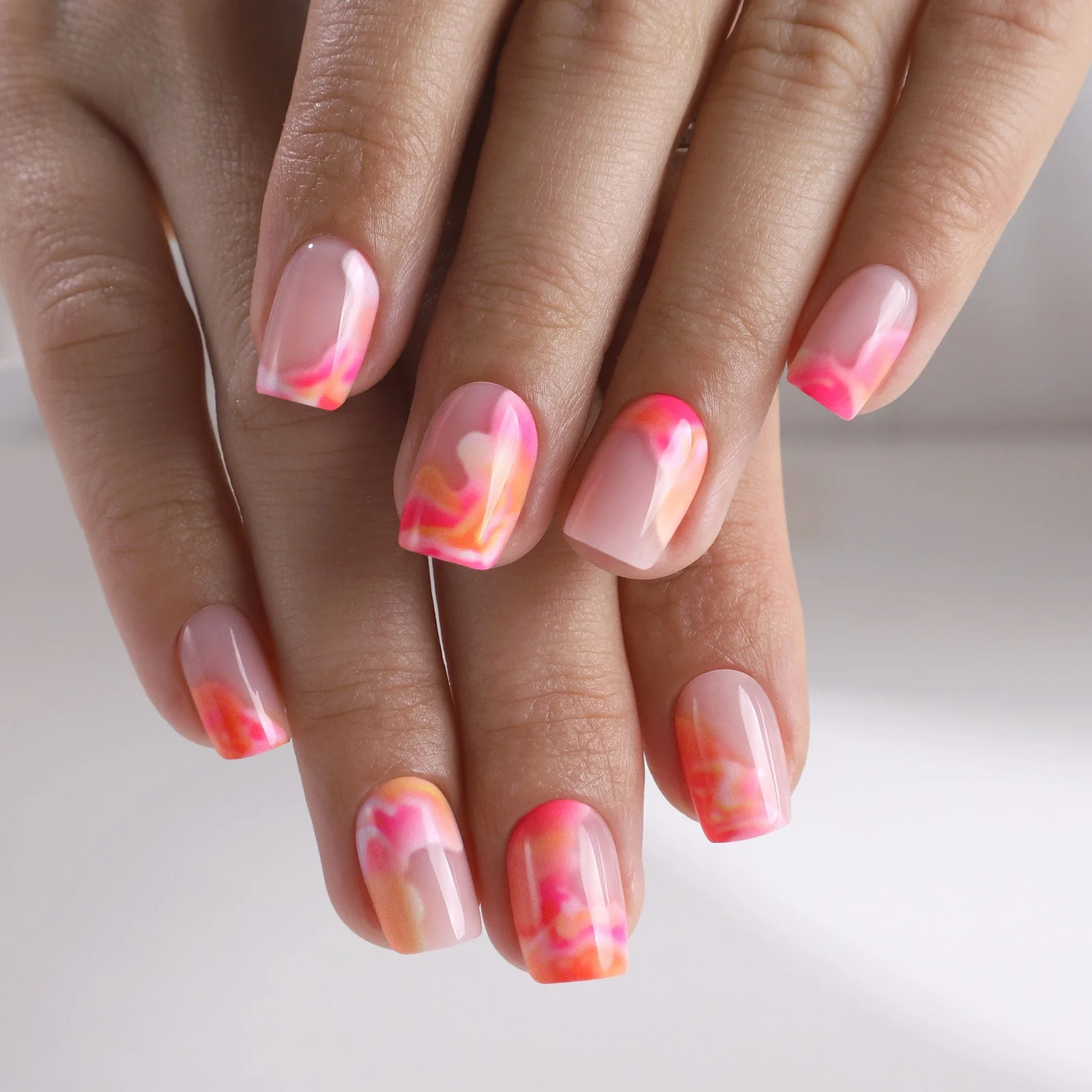 Sunset Blush – S Squoval - Image 3