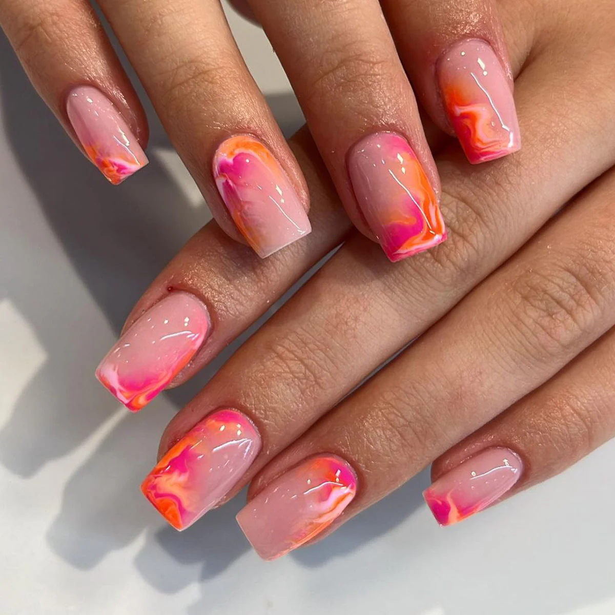 Sunset Blush – S Squoval - Image 4