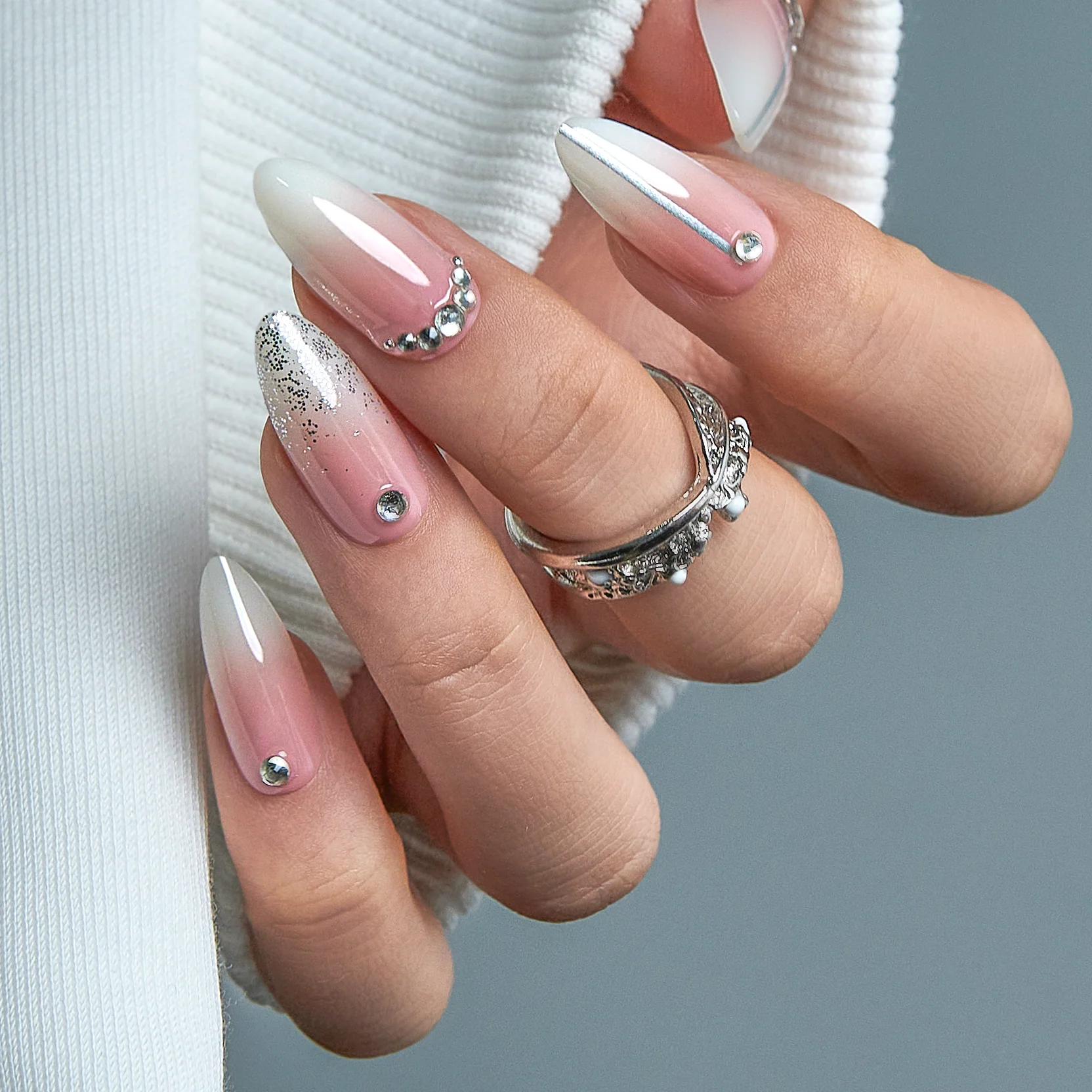 Designer’s Pick | Crystal Veil – L Stiletto - Image 2