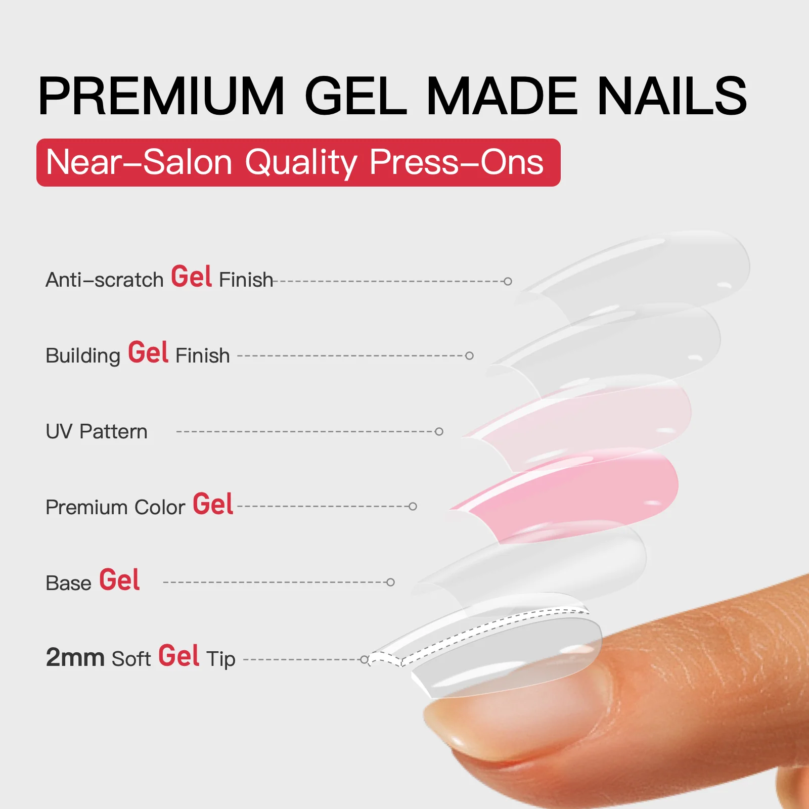 Vibrant Pink – S Squoval - Image 5