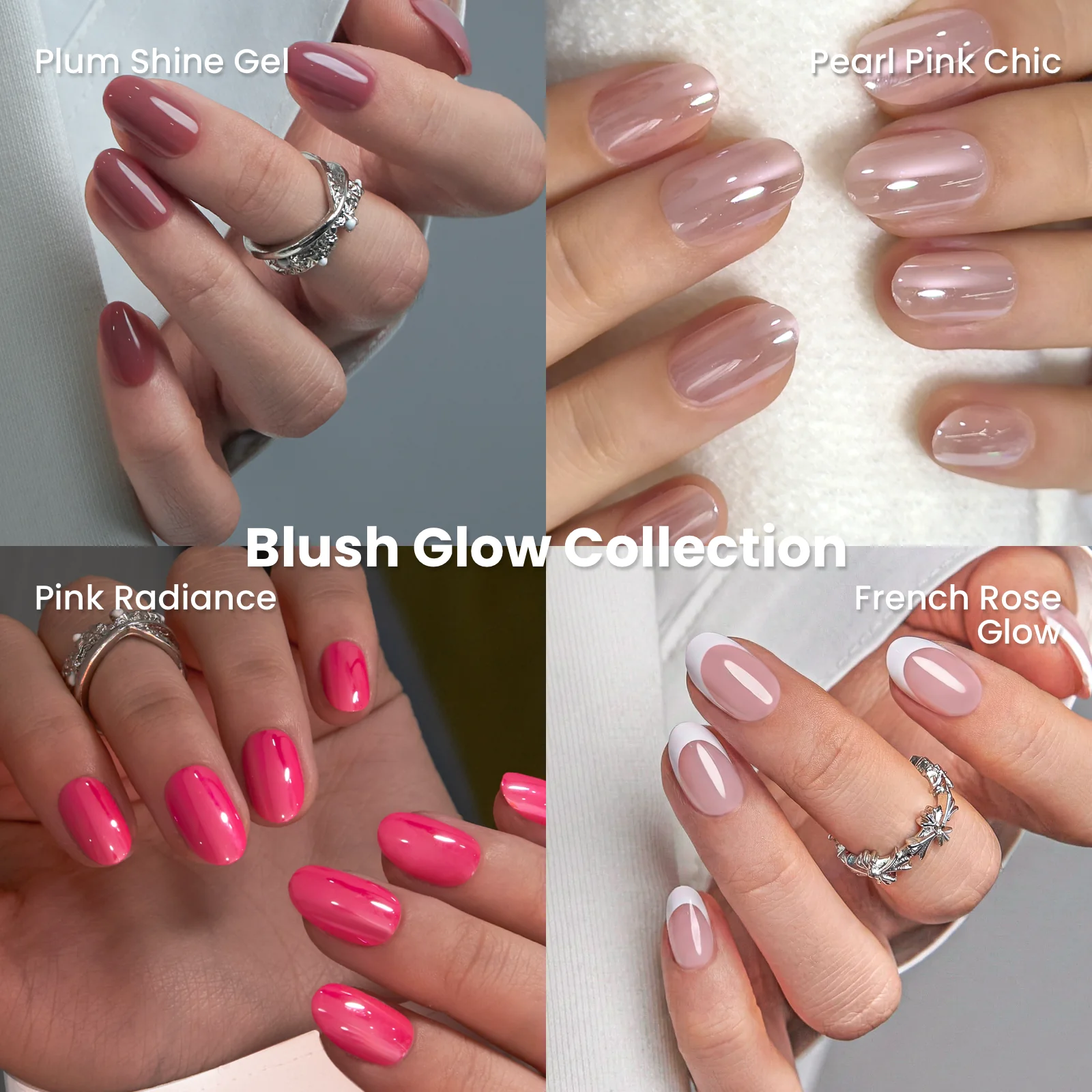 Blush Glow Collection-Short Oval - Image 2